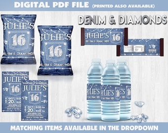 Denim & Diamonds Party - Digital Files