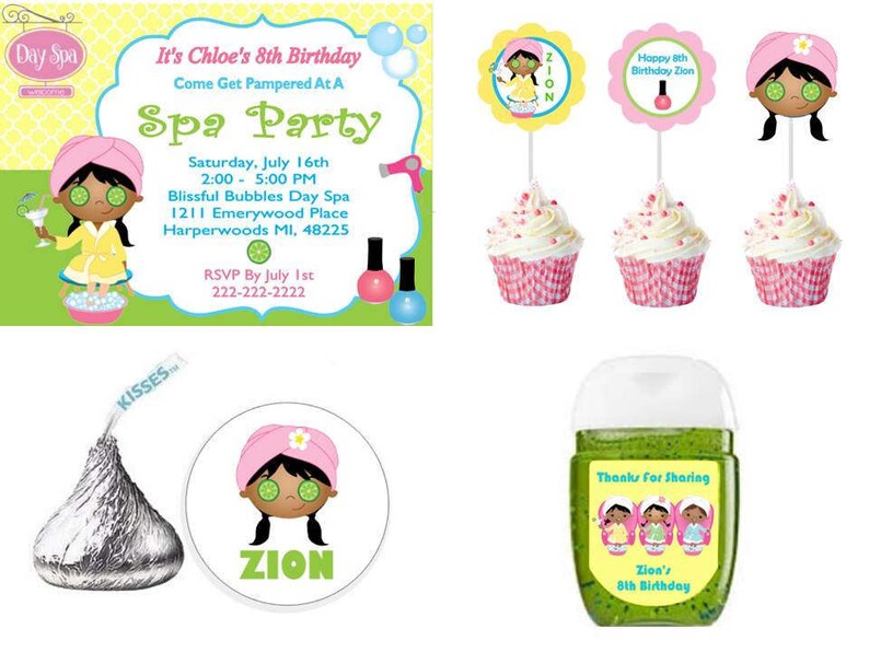 Spa Party Theme Party Pack image 1