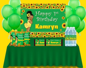 Sunflower Themed Banner