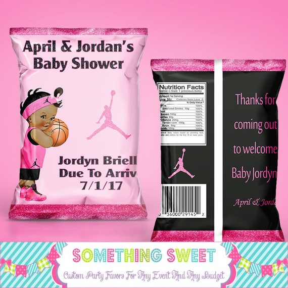 Pink Girl Airman Chip Bag Jordan Chip Bag Jordan Treat Bags Etsy