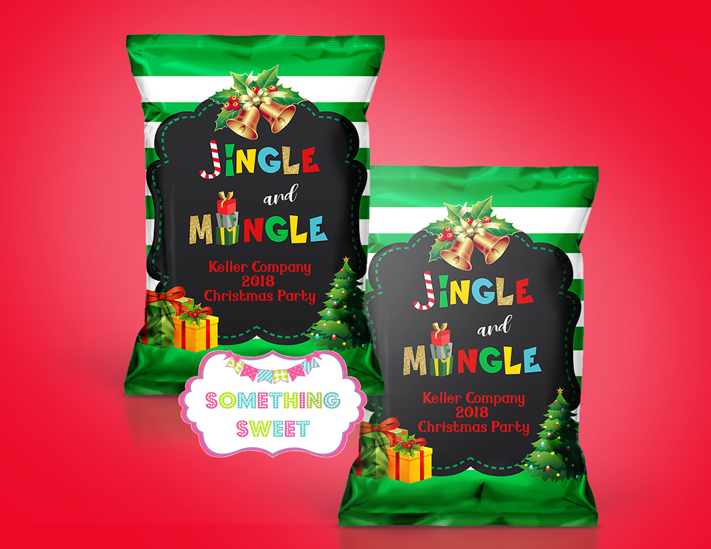 Party Supplies Christmas Chip Bag Christmas Party Favors Christmas