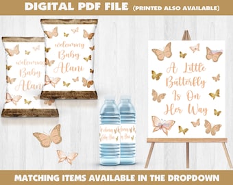 Butterfly Baby Shower - Digital Files