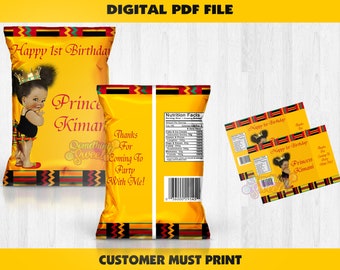 Princess Chip Bag - Digital Files