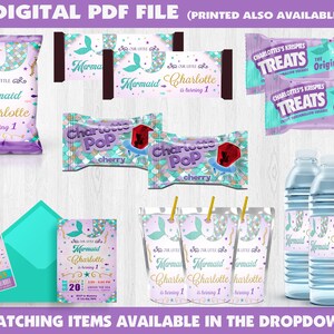 Mermaid Party Theme Digital Files