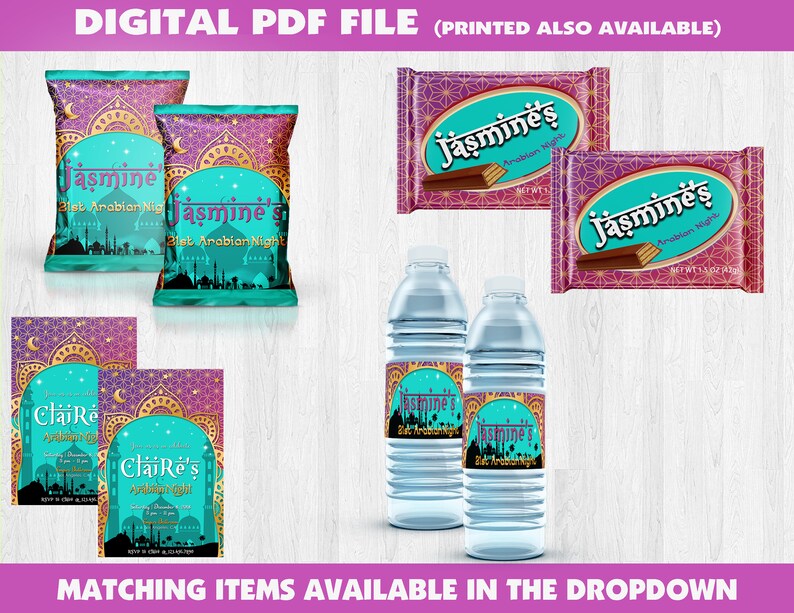 Moroccan Party Theme Printables Arabian Nights Party