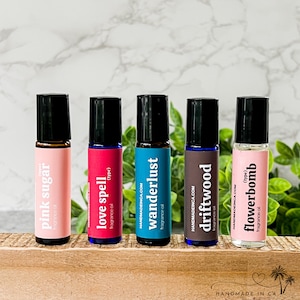 Luxury Perfume Oil Roll On | Choose Your Scent | Fragrance Oils | Handmade | Natural Ingredients