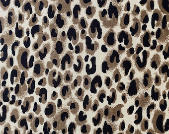 Cheetah Print 100% Quilt Cotton Fabric **Ships from CA ##Click Item Details