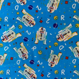 NEW Disney Star Wars R2-D2 100% Cotton Fabric **Ships from California ##Click Item Details