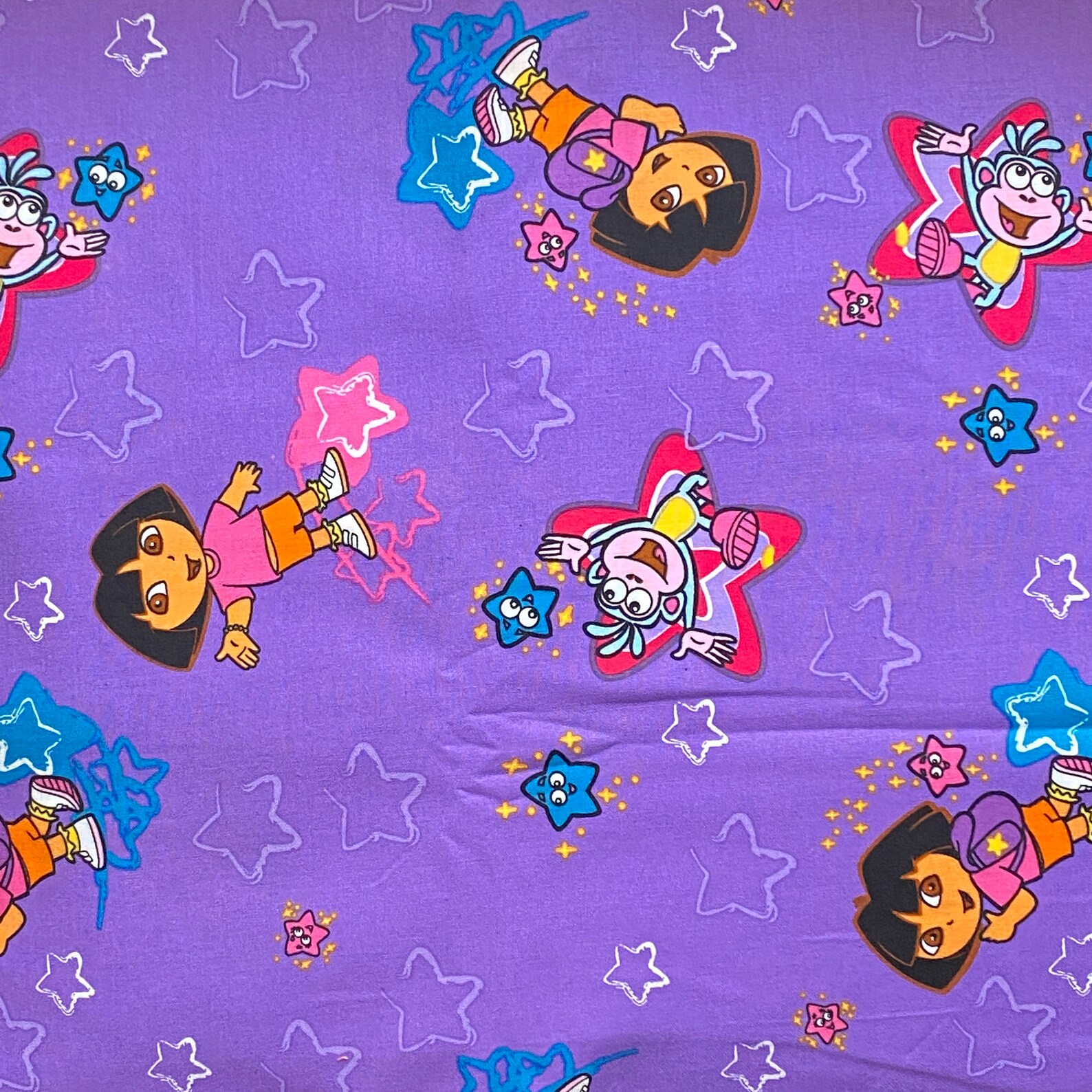 NEW. Dora the Explorer Licensed 100 Cotton Fabric ships Etsy