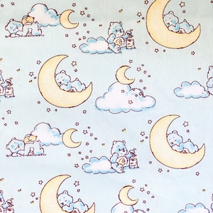 NEW. Care Bears Bedtime Bear 100% Cotton Fabric **Ships from CA ##Click Item Details