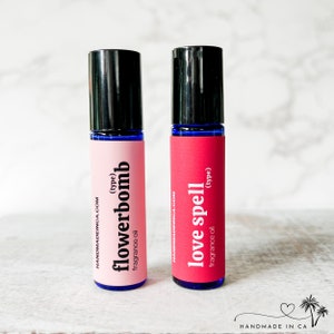 Flowerbomb (tipo) Olio profumato di lusso Roll On / Oli profumati / Fatto a mano / Ingredienti naturali