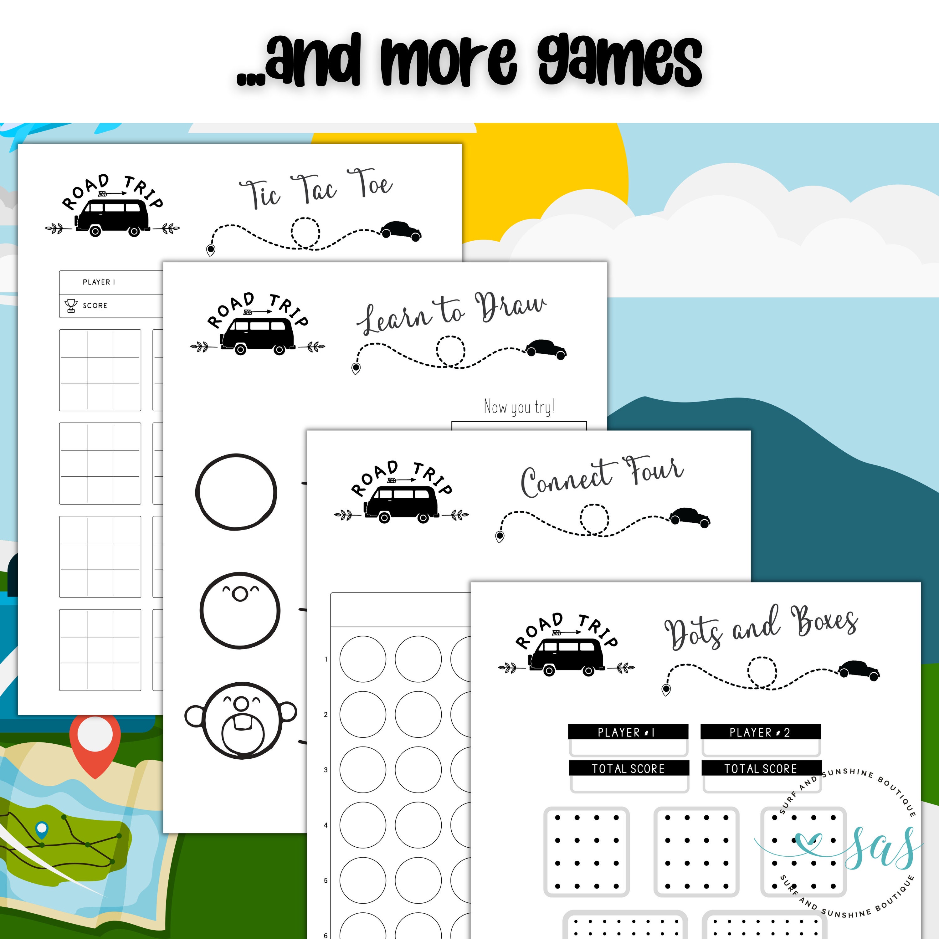 The Best Road Trip Journal and Activity Book for Kids | 50 Pages ...
