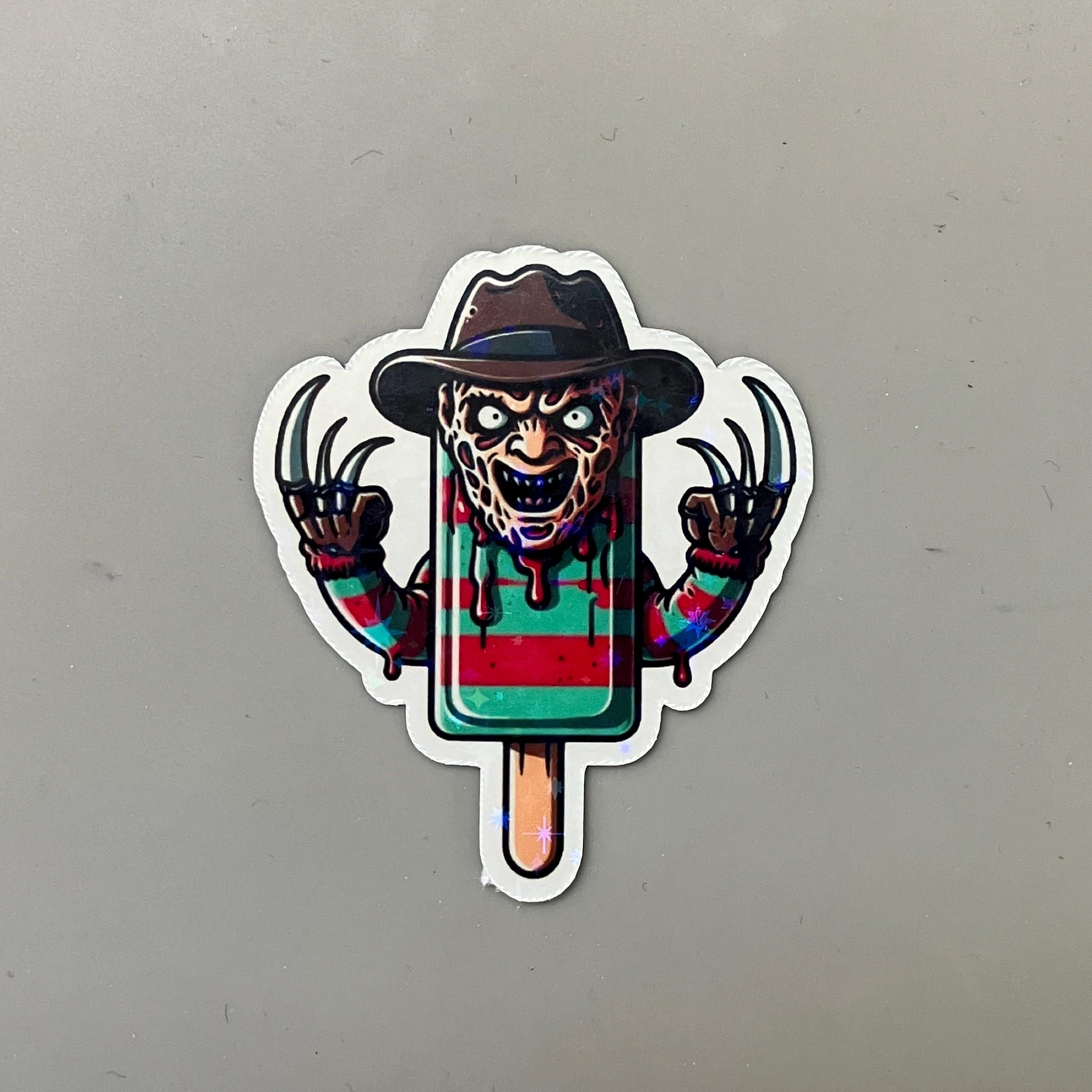 Mini Slasher Sticker Mini Slasher Popsicle Stickers | Holographic Vinyl Stickers | Horror ...