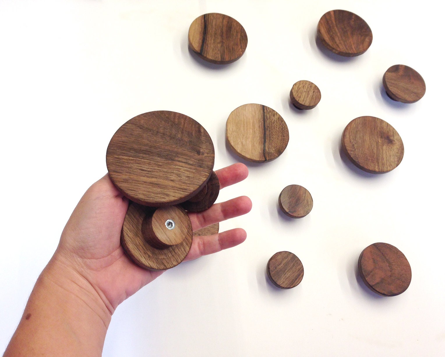Large round wall hooks sale