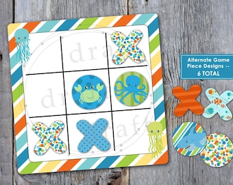 Tic Tac Toe Game: 6" Hardboard Sublimation Blank - Etsy