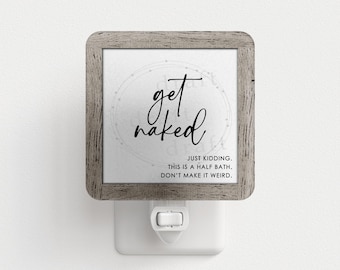 Paquete de 5 diseños de letreros de baño sarcásticos y atrevidos • Cuadrados • Luces de noche • Papel higiénico y más • Divertido • Archivo de sublimación de descarga digital png