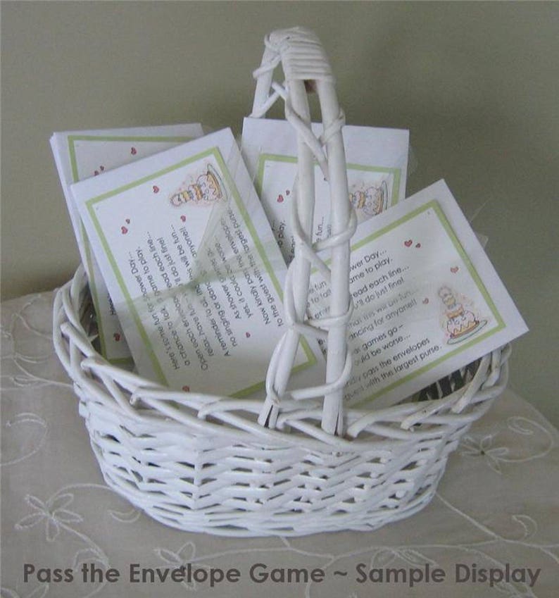 BABY SHOWER GAME Ice Breaker Game Pass the Envelopes Etsy