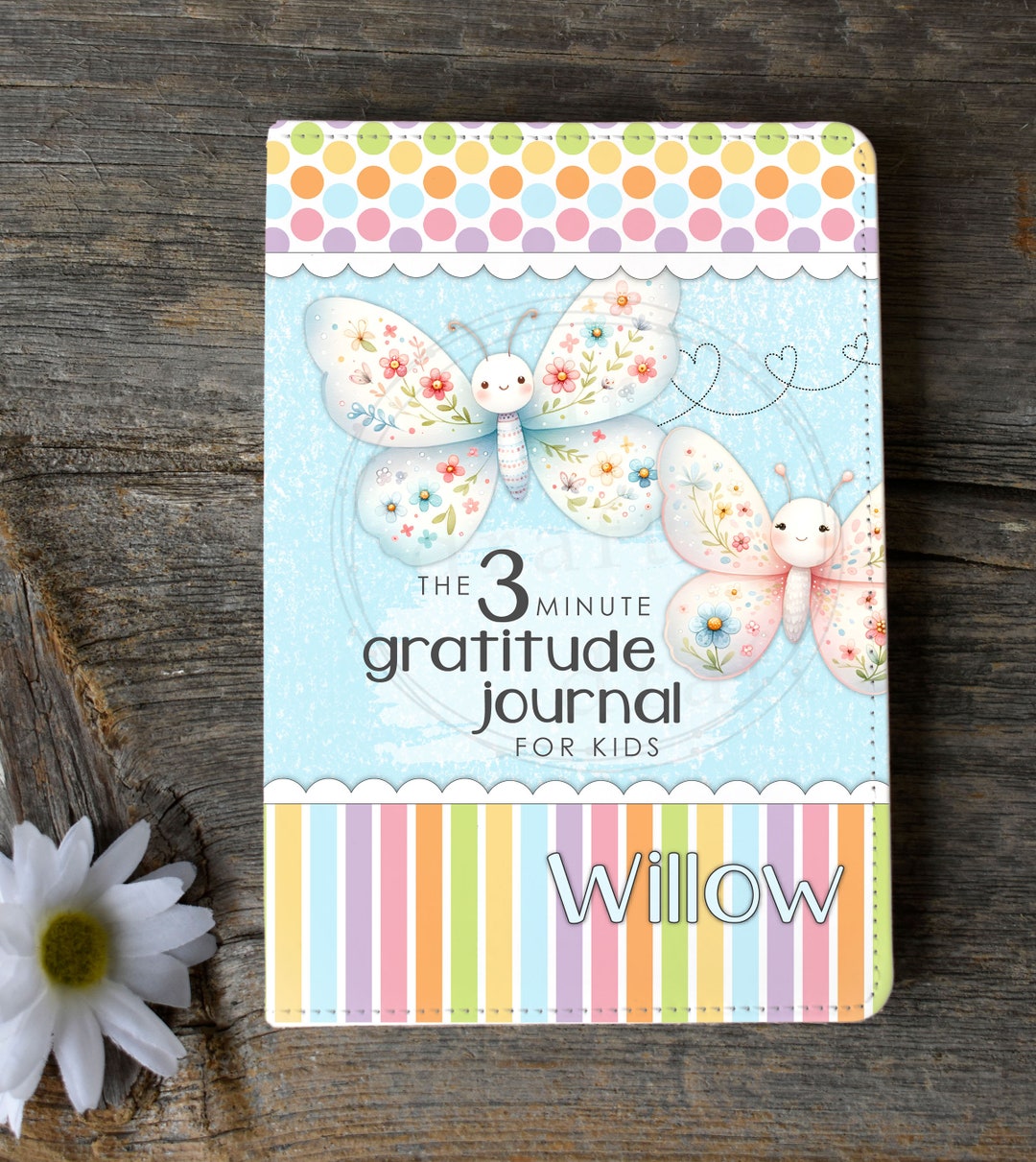 2 Butterfly Journal Design • Blue • Gratitude Journal for Kids ...