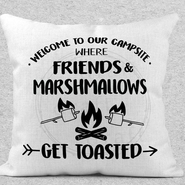 WELCOME to Our CAMPSITE Element • Pillows • Versatile • Sublimation Digital Design File png