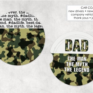 DAD - Der Mann, der Mythos, die Legende. • Camo • Camoflauge • Vatertag • Vielseitige Sublimationsdesigns Datei png