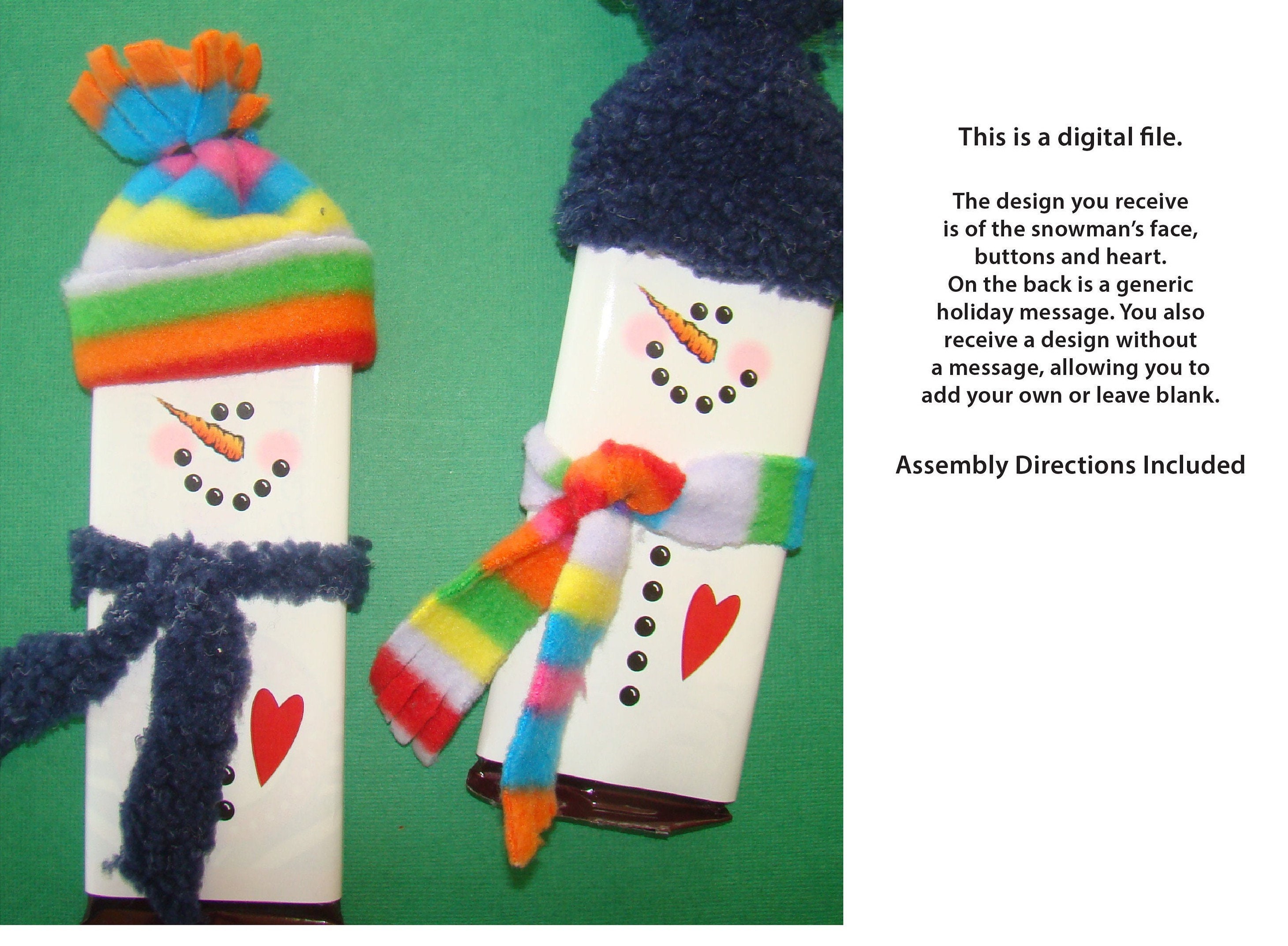 Chocolate Snowman Craft For Kids (Card + Gift!) - Gluesticks Blog