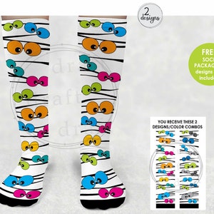 Halloween Poster Sublimated Socks