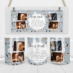 DOG DAD Mug Design ==&gt; Definition • 15 oz. • Coffee Cup Design • Funny • Sublimation • png File • Instant Digital Download