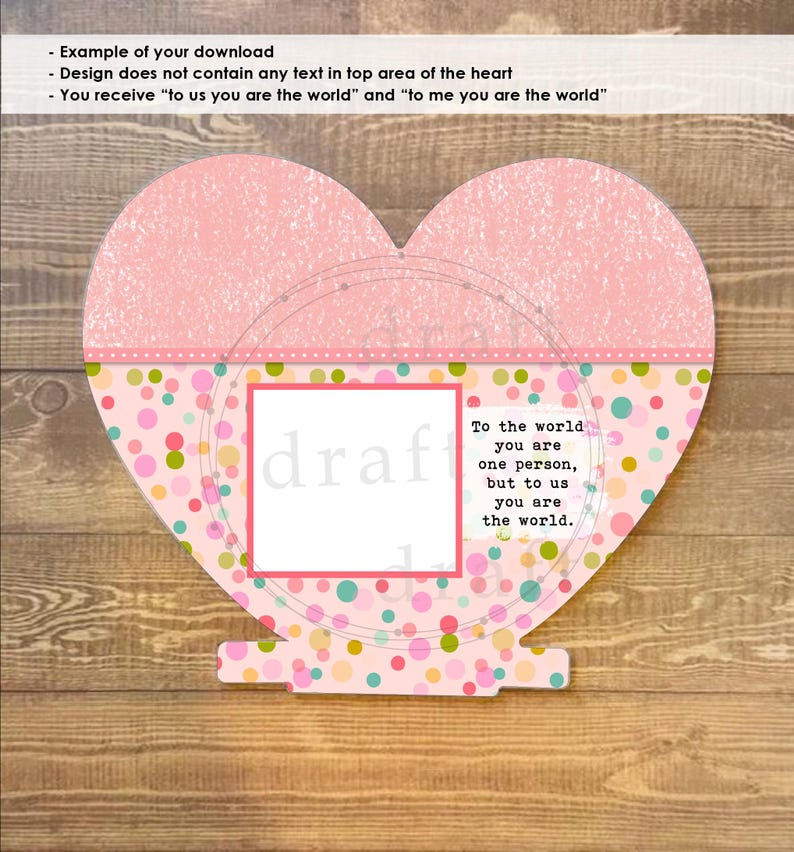 2 Heart Nightlights Design Bundle • Photo Cutout • Acrylic W/ Night ...