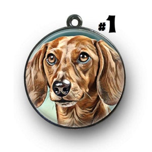 Dachshund, wiener dog - dog tag