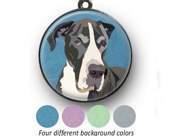 Great Dane dog tag - unique personalised tag for Great Dane