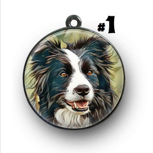 Border Collie - dog tag