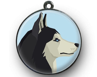 Husky dog tag - Personalised dog tag for your Husky