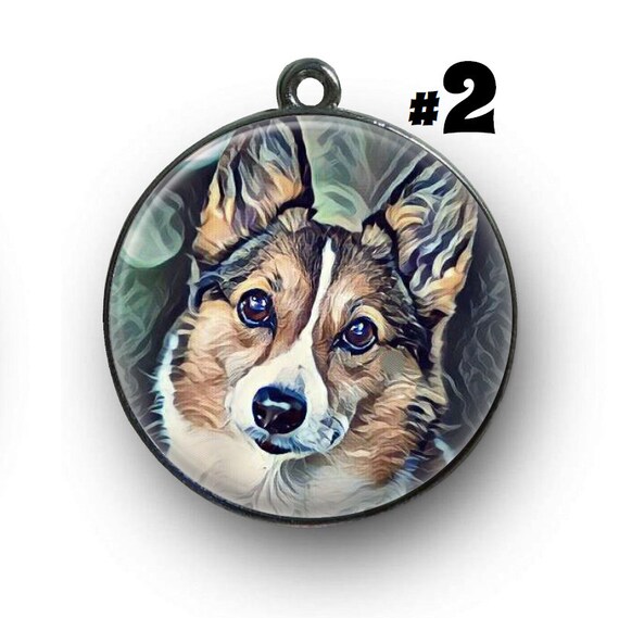 Corgi dog tag discount