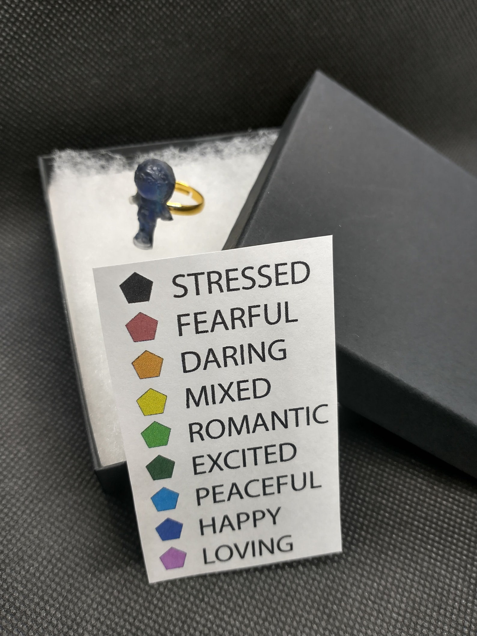 Mood Ring Chart Mood Chart Printable Mood Jewelry Chart Etsy