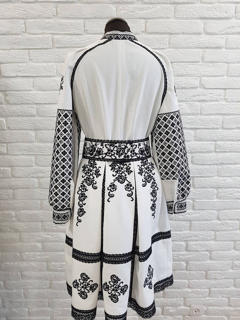 Bohemian Dress Ukrainian Wedding Dress Embroidered Etsy