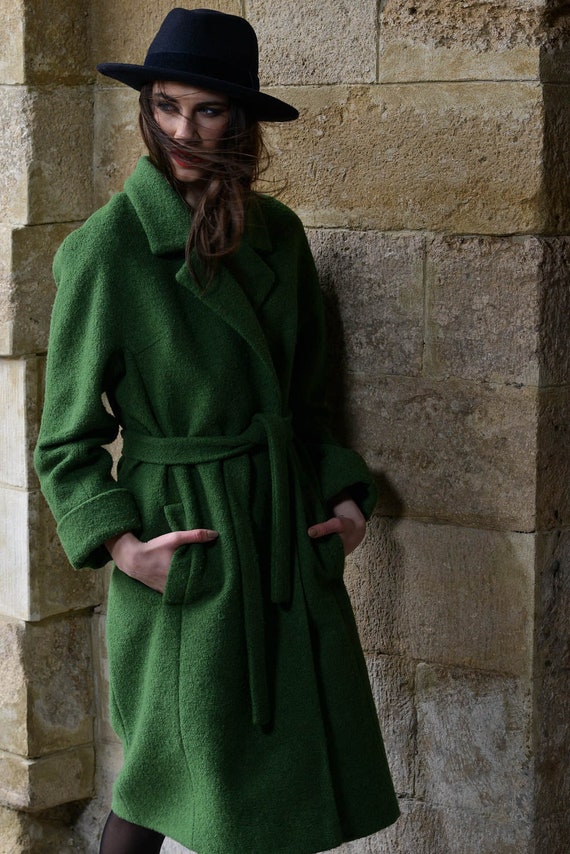 wool maxi coat