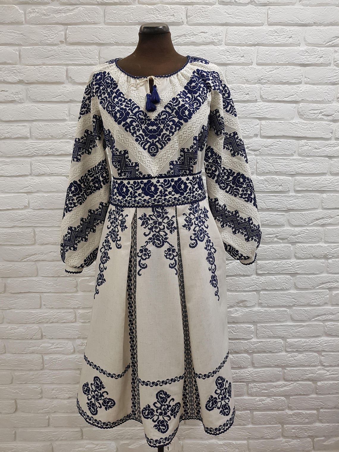 Bohemian Embroidered Dressukrainian Embroidered Dress - Etsy