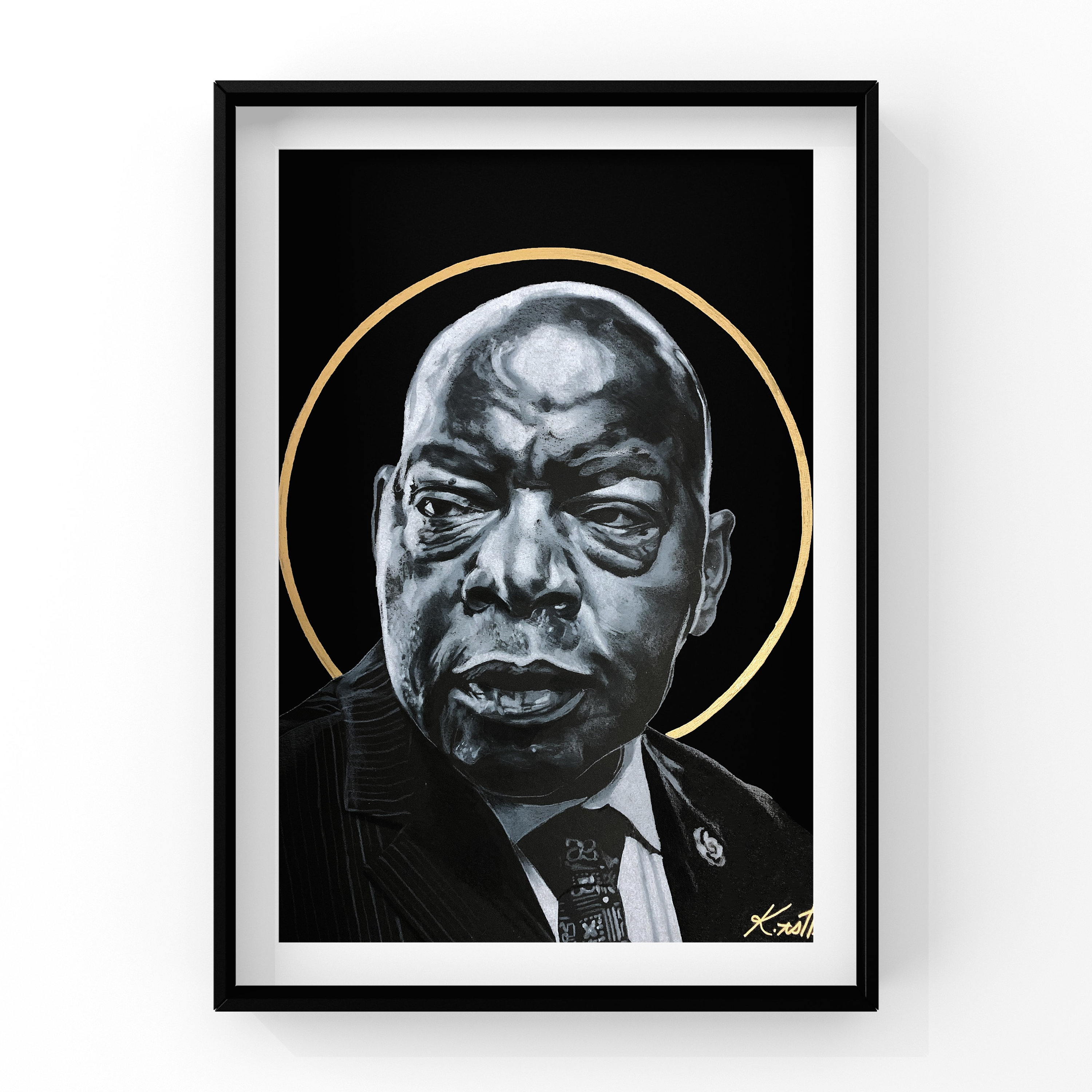 JOHN LEWIS Prints By Kabriah Asha Etsy
