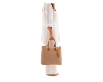 Emma Bag, Felt Handbag, Camel Bag, Shoulder Felt Bag