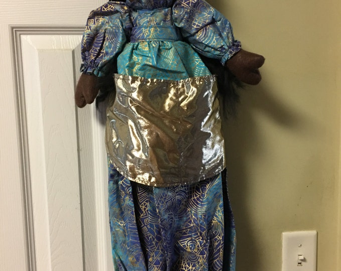 African bag Lady Plastic Bag Holder and Dispenser Etsy