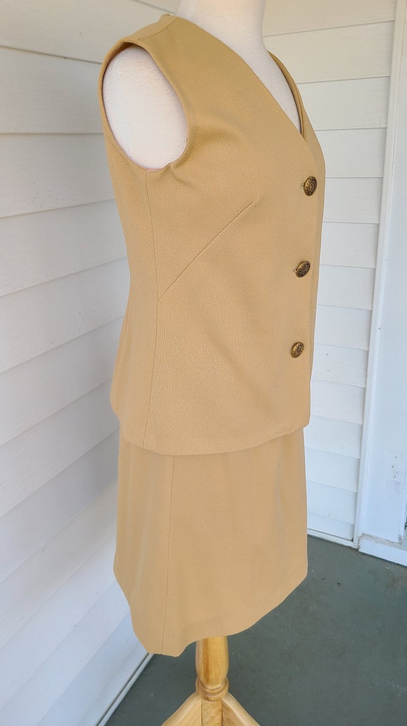 1970's Handmade Skirt and Vest Set