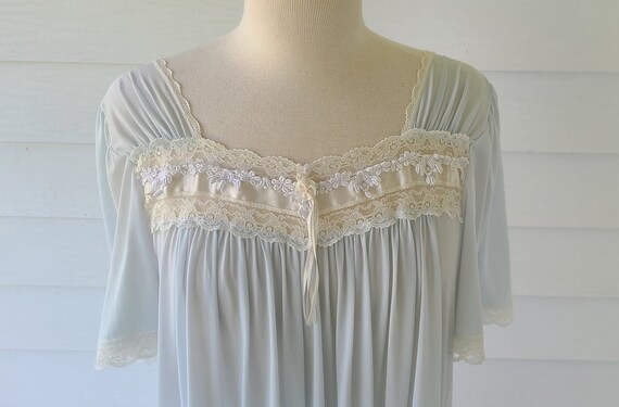 Vintage Blue Nightgown Miss Elaine