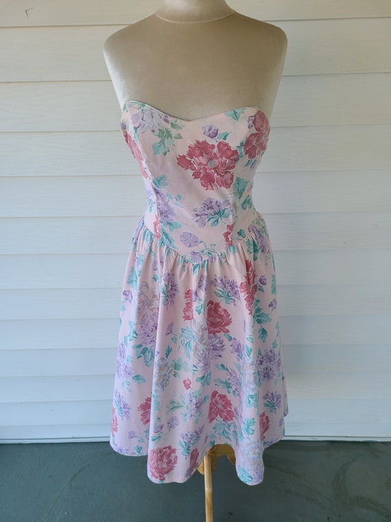 1970's Floral Sun Dress