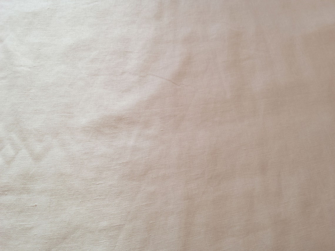 Weiß gewaschenes Leinen 100% Leinenstoff Material 136cm | Etsy