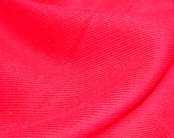 Fuchsia Pink - Needlecord Cotton Corduroy 21 Wale Fabric Material - 140cm (55") wide