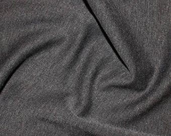 Grey Marl - Ponte Roma Soft Knit Jersey Stretch Fabric Polyester Viscose Fabric 150cm Wide