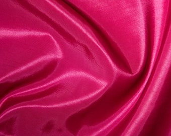 Cerise Pink Taffeta Fabric Polyester Material 145cm (57") Wide