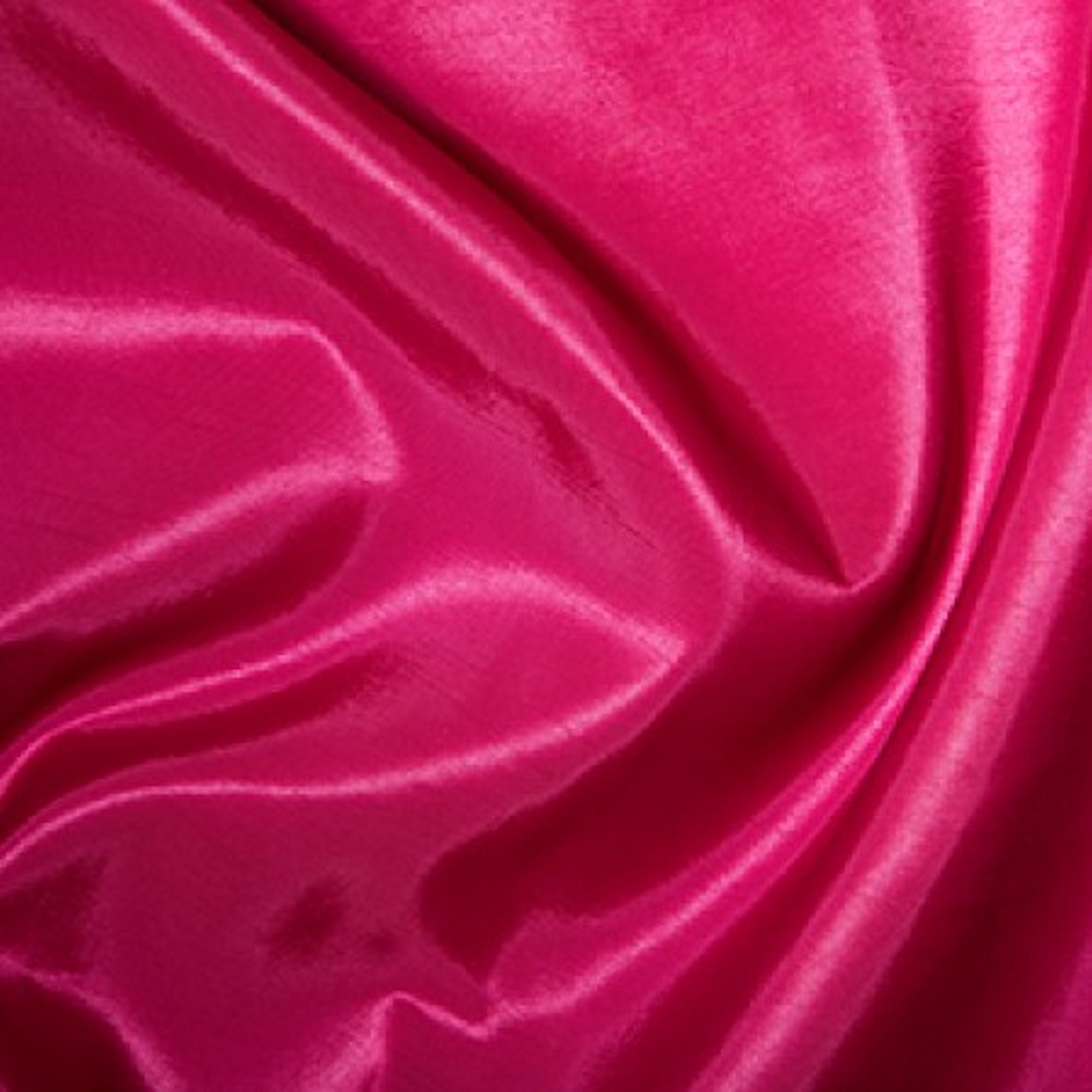 Cerise Pink Taffeta Fabric Polyester Material 145cm (57) Wide