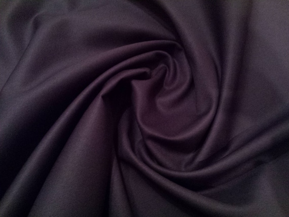 Navy Blue - Plain 100% Cotton Drill Fabric - Medium Weight - 150cm (59")  Wide Dress Fabric