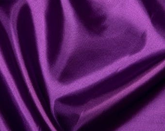 Purple Habotai 'Silk' Lining Fabric Polyester Material 145cm (57") Wide